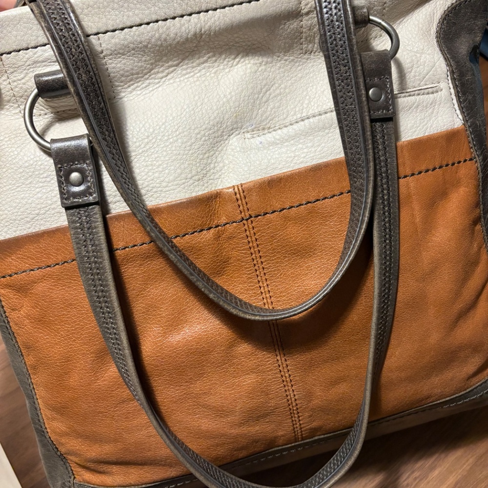 The Sak Distressed Color-Block Tote Bag - image 4